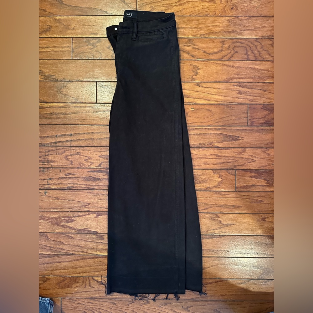 Oat High Rise Wide Leg Crop pant